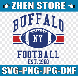 buffalo football est 1960 svg, sport svg, football svg, nfl svg, buffalo bills svg, buffalo bills nfl, bills football