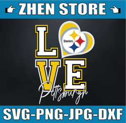 steelers love svg, nfl svg, pittsburgh steelers svg, football svg, sport svg, love football svg, nfl teams, nfl svg