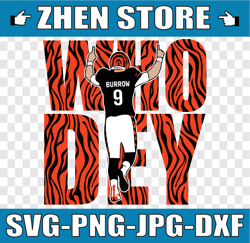 who dey joe burrow cincinnati bengals png svg, who dey svg, nfl teams, nfl png, football teams png