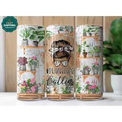 personalized plant life tumbler cup, plants life tumbler gifts for women, nature lover tumbler cup, plant lover gifts, p
