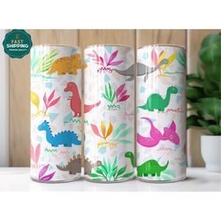 dinosaur tumbler for her, dinosaur tumbler gifts for women, mom dinosaur coffee tumbler, dinosaur gifts for kids, boys d