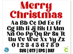 Christmas Font SVG Cricut, Christmas Font OTF, Christmas Svg Cricut, Christmas letters SVG, Christmas Font Cricut