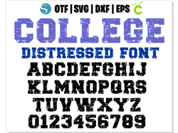 college distressed font svg | otf, sport distressed font svg, varsity distressed font svg, baseball distressed font svg