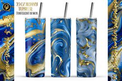 20 oz blue marble glitter liquid tumbler warps sublimation designs pack.20 oz agleam watercolor waves tumbler