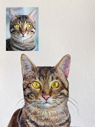 custom cat painting, cat painting, watercolor cat, custom cat portrait, pet painting, watercolor cat portrait