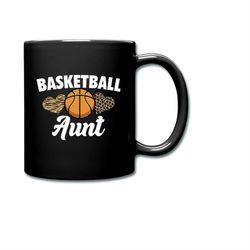 basketball aunt gift, best aunt gift, best aunt presents, basketball gift, funny aunt gift, coffee cup, funny aunt mug