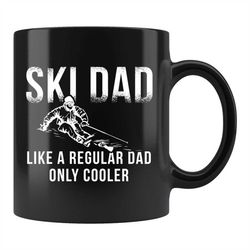 ski dad gift, ski dad mug, skier dad gift, skier dad mug, skiing dad gift, skiing dad mug, dad skiing mug, dad ski gift,