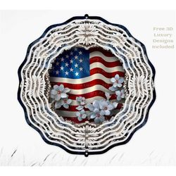 3d pattern, ornate flag 3d wind spinner, 3d background, digital card 3d wall art, 12x12, commercial use digital paper