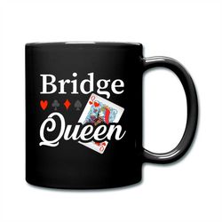 gift for bridge player, bridge fan mug, card game gift, bridge mug, bridge gift, bridge player gift, bridge player mug,