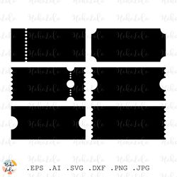 movie ticket svg, movie ticket cricut, movie ticket silhouette, stencil templates dxf, clipart png, party ticket svg