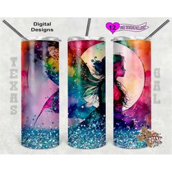 alcohol ink tumbler wrap, fairy tumbler wrap, watercolor tumbler wrap, 20oz sublimation tumbler png, seamless design