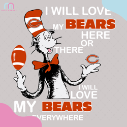 dr seuss chicago bears svg sp54