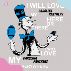 dr seuss carolina panthers svg