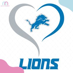 love detroit lions svg td130121