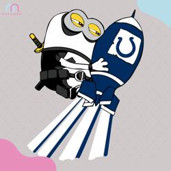 minions indianapolis colts svg