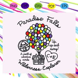 disney pixar up colorful balloon svg, colorful balloon, disneyland world, disney pixar, disney svg, pixar svg, trending