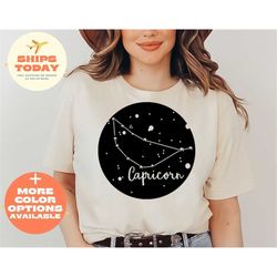 capricorn stars horoscope shirt, capricorn zodiac, capricorn gift, zodiac art gift, zodiac capricorn, gift for capricorn