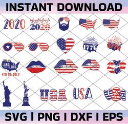 4th of July SVG Bundle, fourth of july svg, independence day svg, America svg, Patriotic svg, 4th of July svg Files