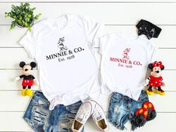 Minnie Shirt, Disney Shirts for Woman, Epcot, Minnie and Co Shirt, Disney Gift Kids,