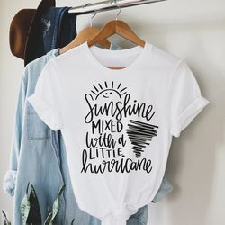 sunshine and hurricane shirt, sassy shirt, sassy shirt, southern girl shirt, toddler