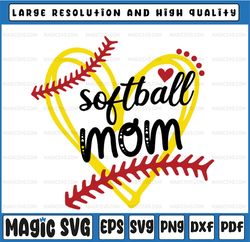 softball mom svg, softball cut file, softball svg, softball clipart, softball mama, svg file, softball svg