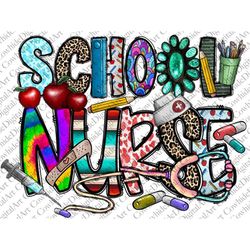 school nurse png, nurse png, western, school png, back to school, teacher png, stethoscope png,nurse hat,sublimation des