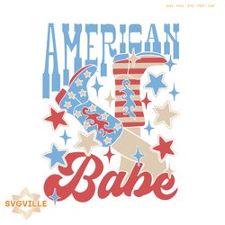 american babe boots in the air svg graphic design files