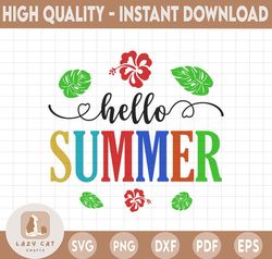 Hello Summer PNG, Summer PNG, Summer Time, Hello Summer Sign, Summer Sun, Hello Summer Png