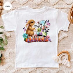 cute easter bunny bodysuit, kids easter day toddler shirt, easter eggs onesie, easter gifts, graphic tees, gifts for him