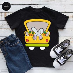 kids easter shirts, easter onesie, easter gifts, easter bunny graphic tees, gift for kids, easter youth tshirts, happy e