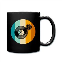 vinyl record mug, coffee mug, vinyl record gift, vinyl record gifts, vinyl collector mug, gift for him, music lover mug,