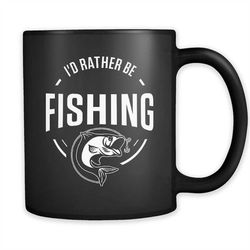 i'd rather be fishing mug, fishing gift, fisherman mug, fisherman gift, fisher gift, fisher mug, outdoor mug, outdoor gi