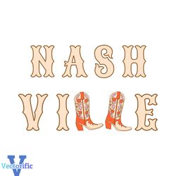 nashville cowgirl boots western cowgirl svg graphic design files