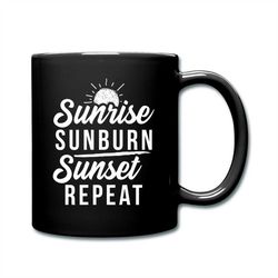 summer vacation gift, coffee cup, summer vacation mug, sunrise mug, summer break mug, summertime mug, summer vacay mug