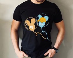 disney mickey balloon no 1 dad t-shirt / best d