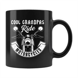 grandpa biker mug, grandpa biker gift, grandpa motorcycle mug, grandpa motorcycle gift, motorcycle fan gift, gift for bi