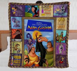 emperors new groove fleece blanket, disney sofa