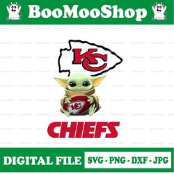 baby yoda with kansas city chiefs nfl png,  baby yoda nfl png, nfl png, sublimation ready, png files for sublimation