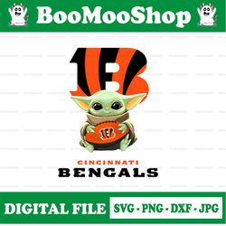 baby yoda with cincinnati-bengals nfl png,  baby yoda nfl png, nfl png, sublimation ready, png files for sublimation