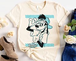 max goof checkerboard shirt a goofy movie t-shi