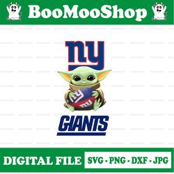 baby yoda with new york giants nfl png,  baby yoda nfl png, nfl png, sublimation ready, png files for sublimation