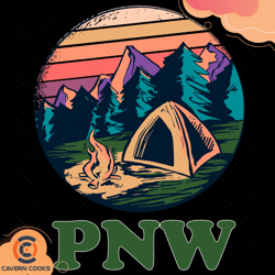 pnw pacific northwest svg, camping svg, camp svg,