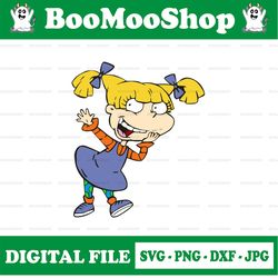 angelica pickles rugrats svg ,png, dxf, cricut, silhouette cut file, instant download