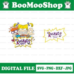 rugrats logo svg, png, dxf, cricut, silhouette cut file, instant download