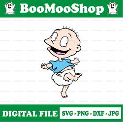 tommy pickles rugrats svg, png,eps, dxf, cricut, silhouette cut file, instant download