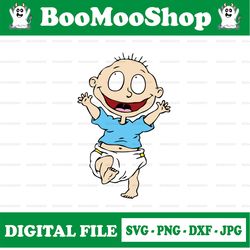 tommy pickles rugrats svg, png,eps, dxf, cricut, silhouette cut file, instant download