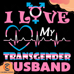 i love my transgender husband svg, lgbt svg, lgbt