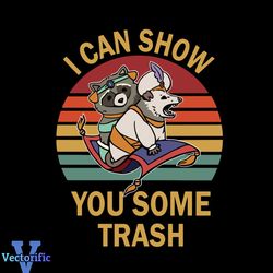 i can show you some trash funny raccoon svg cutting file