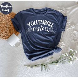 Volleyball Sister Shirt, Volleyball Sister Gift, Volleybal Lover Gift,, Volleyball Girl, Sister Gift Idea, Game Day Shir