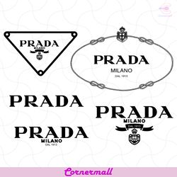 prada logo bundle svg, prada logo svg, brand logo svg, logo svg